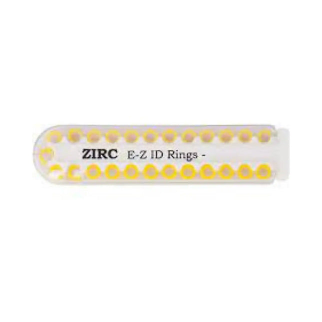 Zirc - EZ-ID Instrument Rings Large Yellow 25/Pk