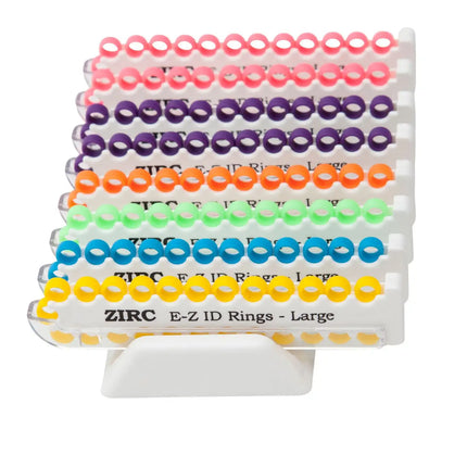 Zirc - EZ ID Instrument Rings Vibrant Large 200/Pk