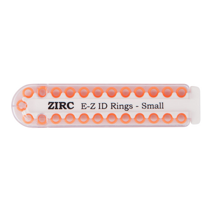 E-Z ID Instrument Rings, Small, Neon Orange, 25/Pk, 70Z100Q