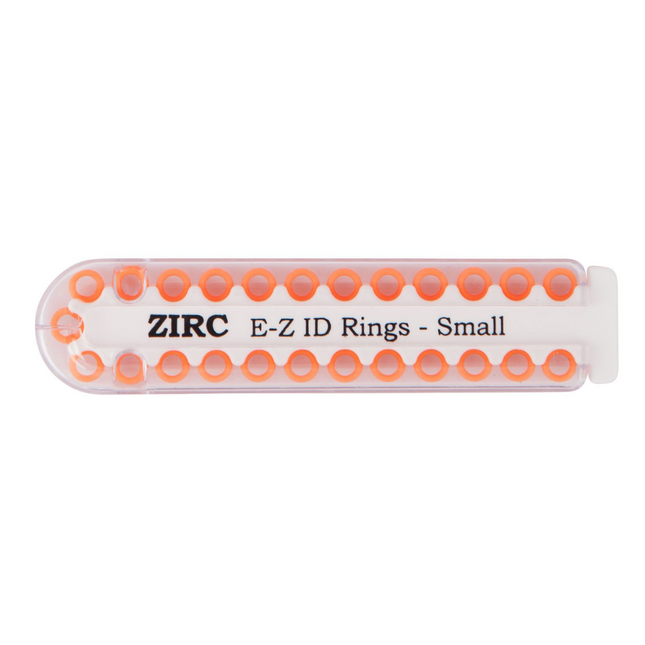 E-Z ID Instrument Rings, Small, Neon Orange, 25/Pk, 70Z100Q
