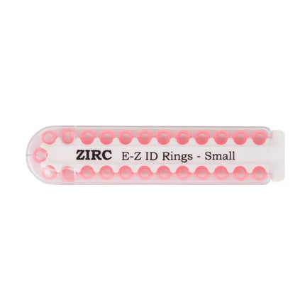 Zirc - EZ-ID Instrument Rings Small Pink 25/Pk