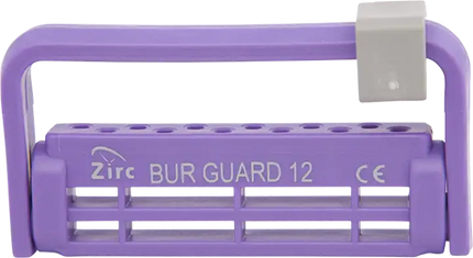 Zirc - Steri Bur Guard 12 Hole Neon Purple Ea