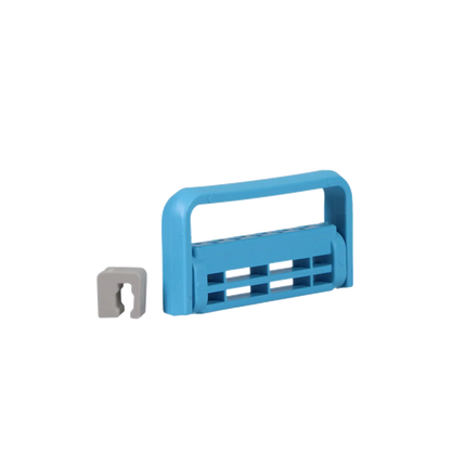 Zirc - Steri-Bur Guard 12 Hole Neon Blue Ea