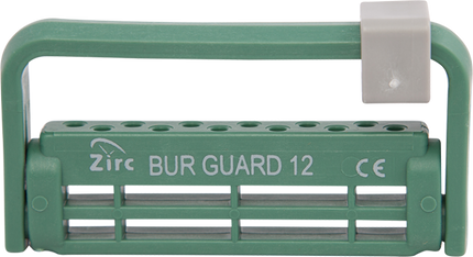 Steri-Bur Guard, 12-Hole, Green, 1/Pk, 50Z406D