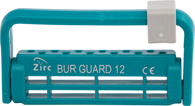 Steri-Bur Guard, 12-Hole, Teal, 1/Pk, 50Z406J