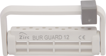 Steri-Bur Guard Plastic Bur Block, 12-Hole, White, 1/Pk, 50Z406A