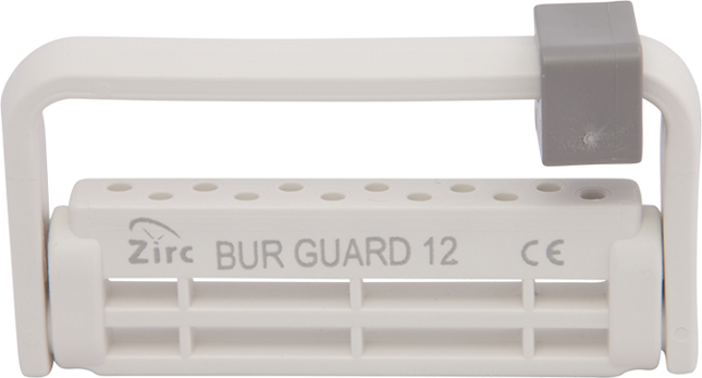 Steri-Bur Guard Plastic Bur Block, 12-Hole, White, 1/Pk, 50Z406A