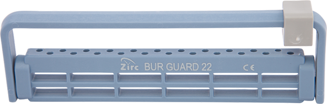 Steri-Bur Guard Plastic Bur Block, 22-Hole, Blue, 1/Pk, 50Z410B