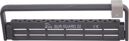 Steri-Bur Guard Plastic Bur Block, 22-Hole, Gray, 1/Pk, 50Z410I