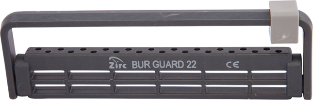 Steri-Bur Guard Plastic Bur Block, 22-Hole, Gray, 1/Pk, 50Z410I
