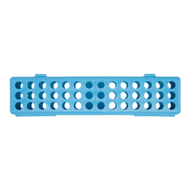 Steri-Container, Standard, 10 to 14 Instruments, 8 1/8" x 1 7/8" x 1 7/8", Neon Blue, 1/Pk, 50Z900N