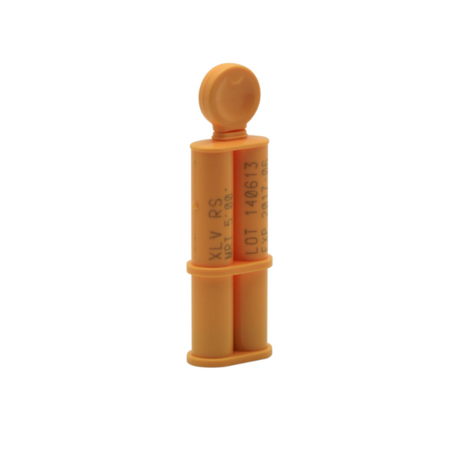Aquasil Ultra Unidose VPS Impression Material, Small Cartridge Refill, Xtra Light Body, Regular Set, 1.6 ml, Orange, 50/Pk