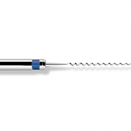 Lentulo Stainless Steel Spiral Fillers, RA, 25 mm, # 1, Red, 4/Pk