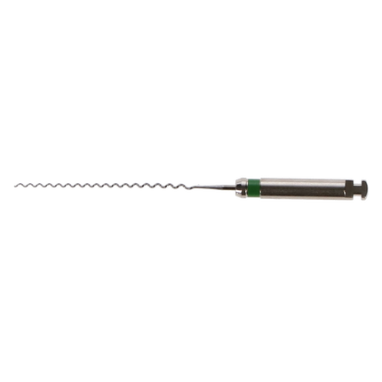 Lentulo Stainless Steel Spiral Fillers, RA, 25 mm, # 3, Green, 4/Pk, 671572