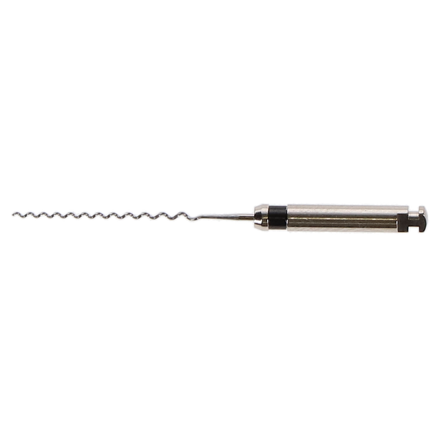Lentulo Stainless Steel Spiral Fillers, RA, 21 mm, # 4, Black, 4/Pk