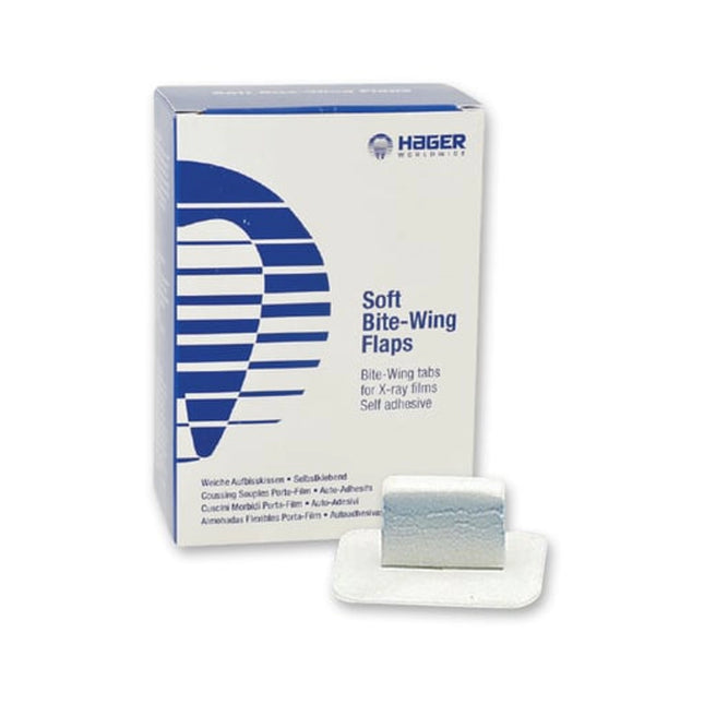 Hager - Softi-Flaps Foam Bite-Wing Tabs For Exact Positioning, Box Of 500