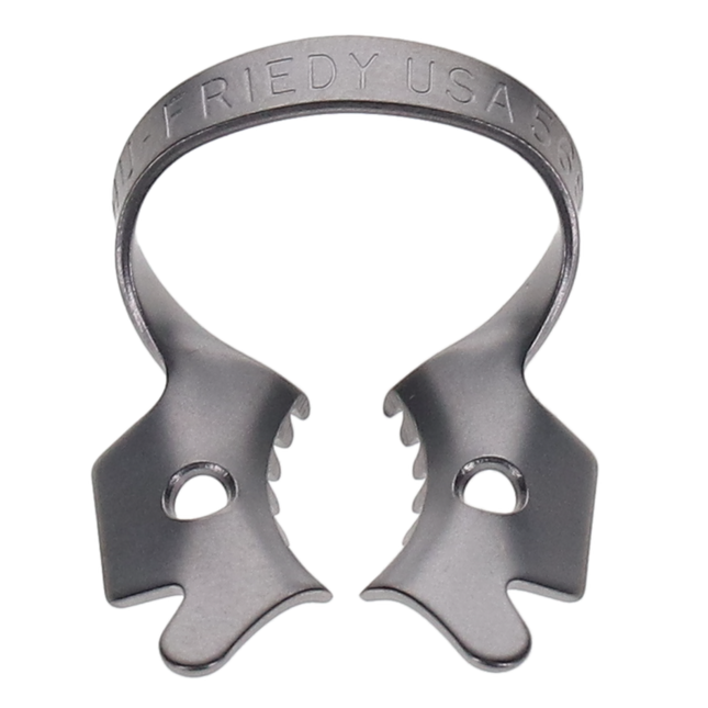 Rubber Dam Clamp, # 56S, Molars, Satin Steel, 1/Pk, RDCM56S
