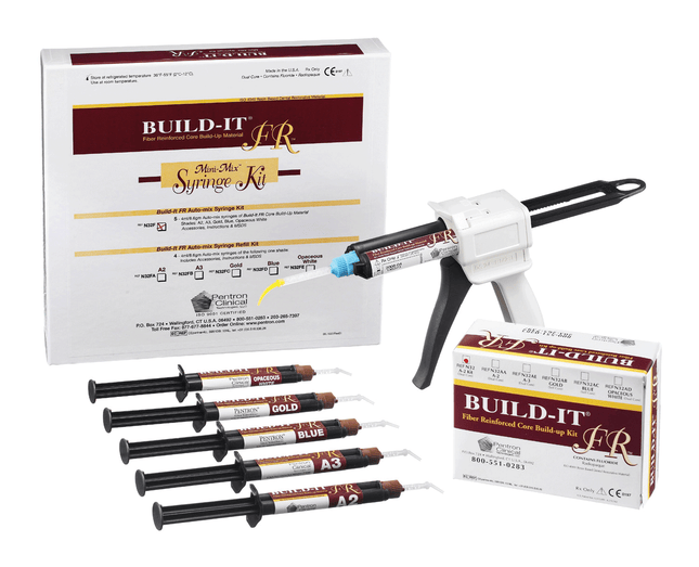 Build-It Fiber-Reinforced Mixing and Intraoral Tips, Brown, 100/Pk, N32GB