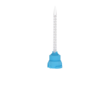 Defend Crown & Bridge Material, High Performance Mixing Tips, 1:1, Blue/Clear, 25/Pk, VP8111