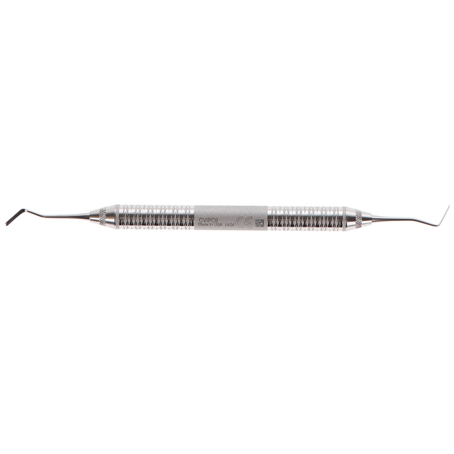 Carver, IPC Interproximal, Double-End, # 6 Satin Steel Handle, 1/Pk, CVIPC6