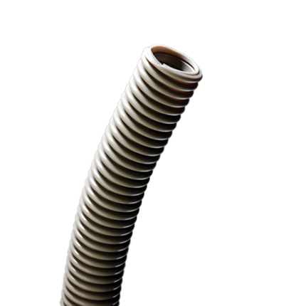 Vacuum Tubing Corrugated 1/2" Gray 12", 0701