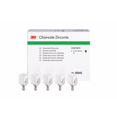 Chairside Zirconia Crown Block 20mm Refill C1 5/Pk