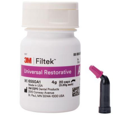 Filtek Universal, Capsule Refill, 0.2 g, Extra White, 20/Pk, 6550XW