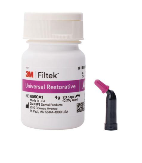 Filtek Universal, Capsule Refill, 0.2 g, Extra White, 20/Pk, 6550XW