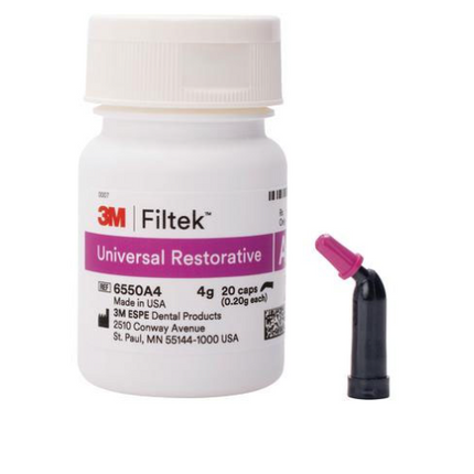 Filtek Universal, Capsule Refill, 0.2 g, A4, 20/Pk, 6550A4