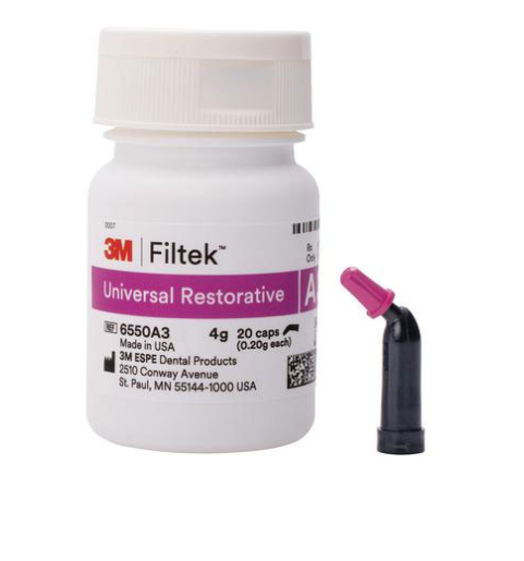 Filtek Universal, Capsule Refill, 0.2 g, A3.5, 20/Pk, 6550A3.5
