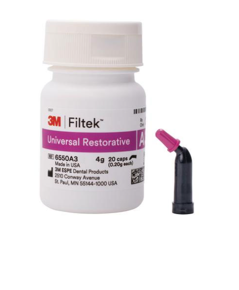 Filtek Universal, Capsule Refill, 0.2 g, D3, 20/Pk, 6550D3