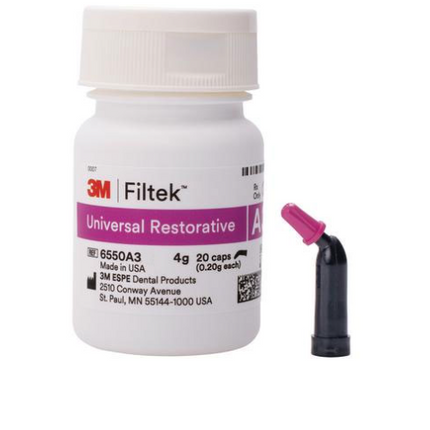 Filtek Universal, Capsule Refill, 0.2 g, B2, 20/Pk, 6550B2