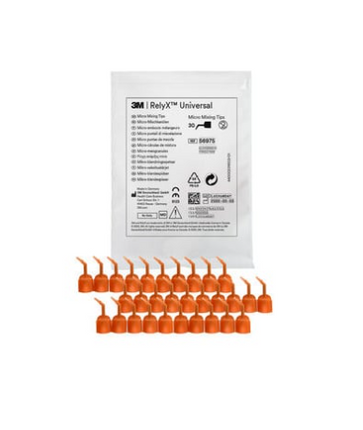 RelyX Universal Micro Mixing Tips, Orange, 30/Pk