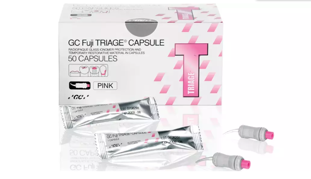GC Fuji TRIAGE White Capsules Starter Kit - Self Adhesive Radiopaque Glass, 439991