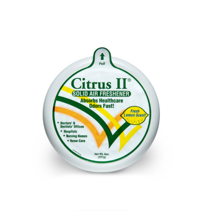 Citrus II Air Freshener, 8 oz Solid, Lemon Scent, 12/cs