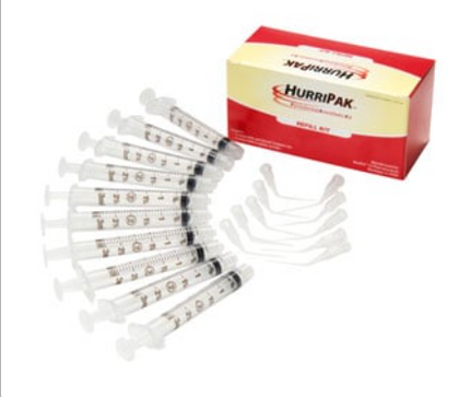 Beutlich Hurripack Refill Kit, 10 Syringes, 10 Tips, 0283-1107-07