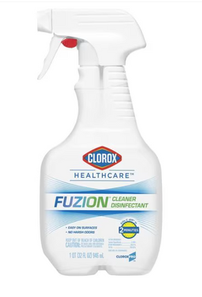 Clorox Healthcare   Fuzion Cleaner Disinfectant, Spray, 32 Oz, 9/Cs