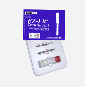 EDS - EZ-Fit Passive Translucent Fiber Post Kit Size #1 10/Pk