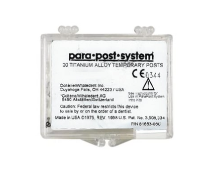 Coltene - 20 Parapost Titanium Temporary Posts 3