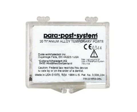 Coltene - 20 Parapost Titanium Temporary Posts 3