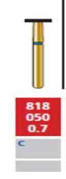 Alpen Multilayer Diamonds FG 818-050 Coarse 5/Pk