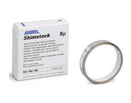 Hanel ShimStock Foil Strips, 8 microns, 1 Roll/Pk, 480180