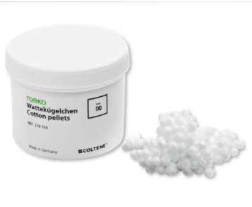 Roeko Cotton Pellets, # 00, 4.0 mm, 4 g, 1/Pk, 210100