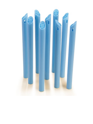 Plasdent - Screen-Vent Oral Evacuator Blue, 100Pcs/Bag, 8058