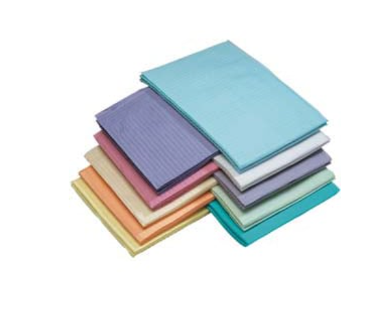 SafeBasics Dry Back Bibs 2-Ply 500/Bx Lavender, 8280