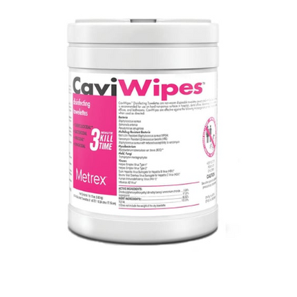 CaviWipes, 6" x 6.75", Large, 160 Wipes/Pk