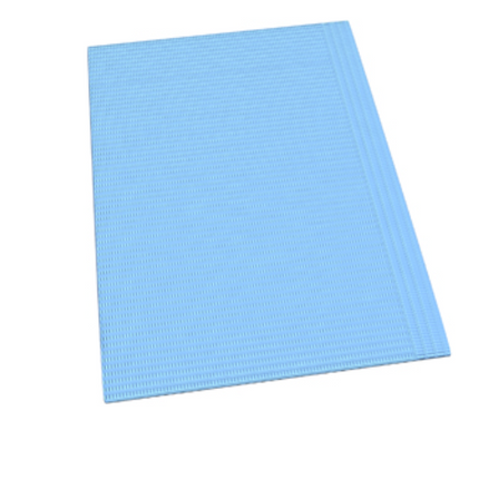 Blue Patient Bibs, 13 x 18, case of 2000, 27403-BK