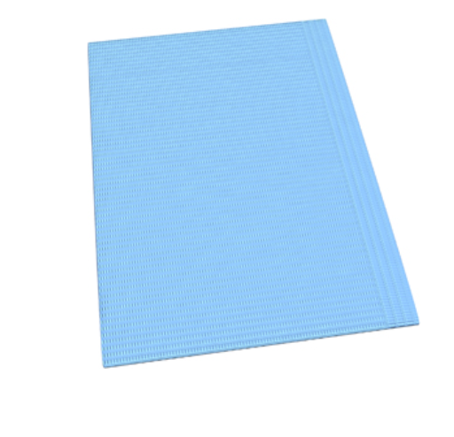 Blue Patient Bibs, 13 x 18, case of 2000, 27403-BK