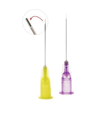 CanalPro Slotted-End Irrigating Tips, Universal Luer Lock Connection, 27 Ga, Yellow, 100/Pk, 60011167