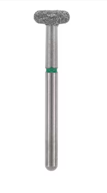 Alpen x1 Single-Use Diamond Burs, FG, Wheel, # 909, 4.2 mm, Coarse, Green, 25/Pk, X909C042